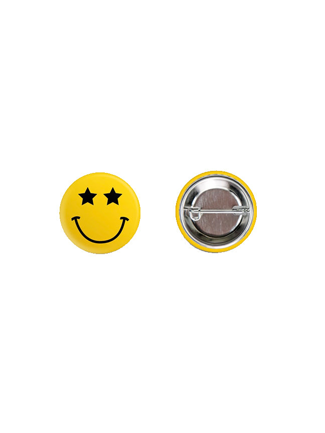 Pin Back Button Smiley Face