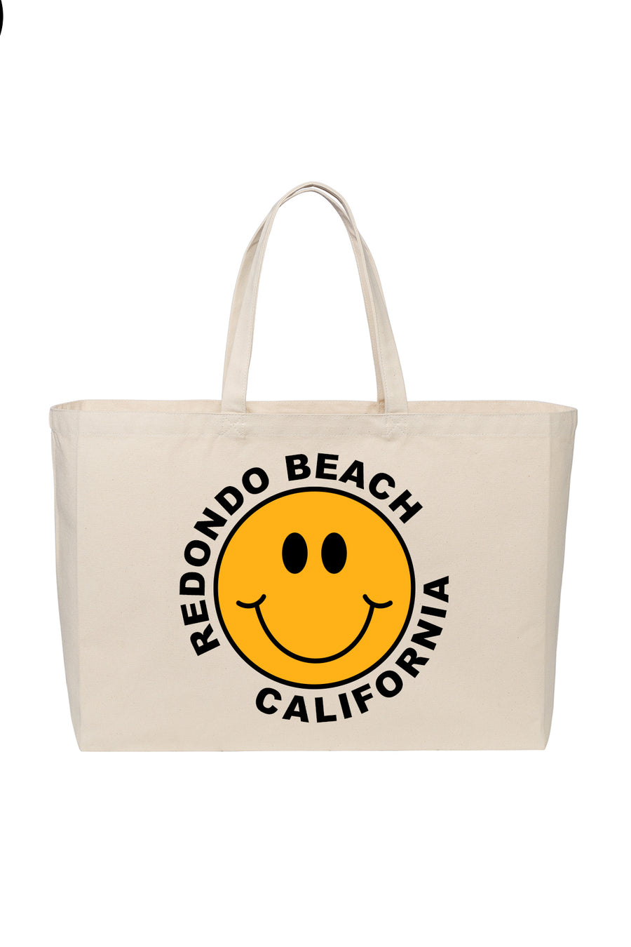 Redondo Beach Tote Bag Smiley Face