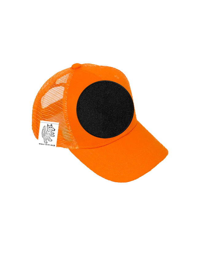 Orange toddler online baseball cap