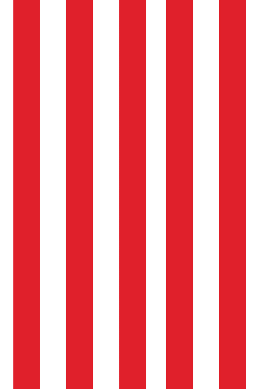 Woolf With Me Fitted Crib Sheet Stripes color_bright-red