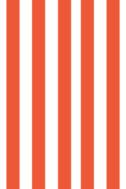 Woolf With Me Fitted Crib Sheet Stripes color_flame