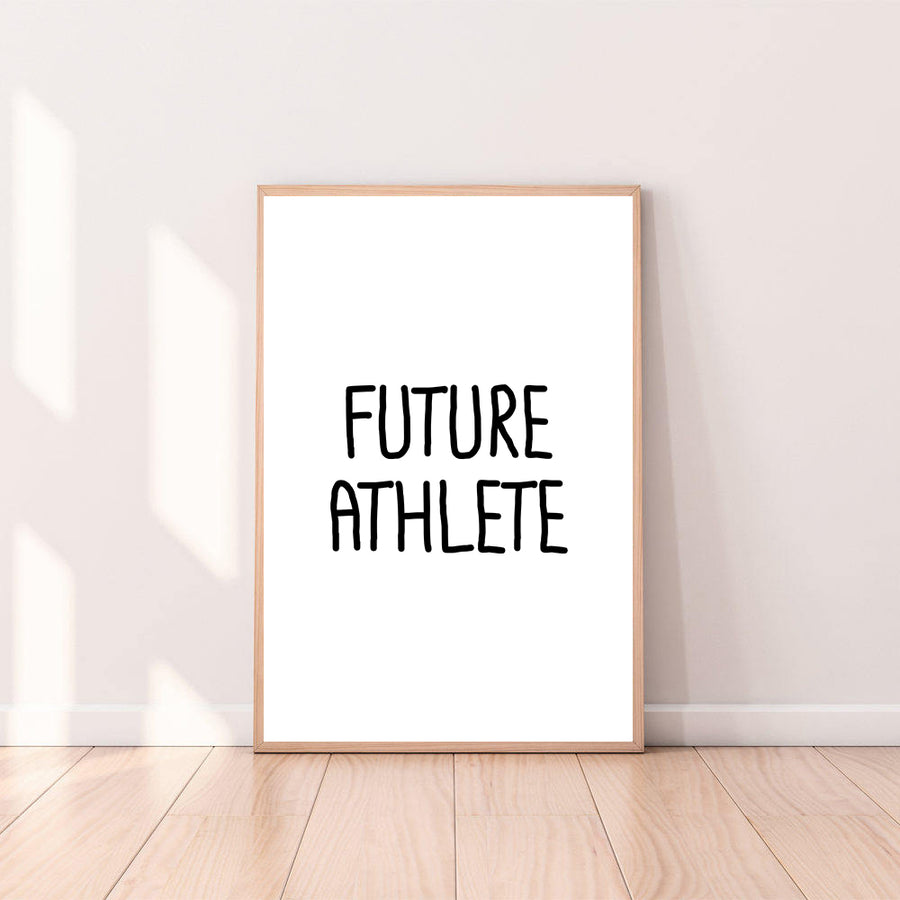 Wall Art Future Athlete color_black