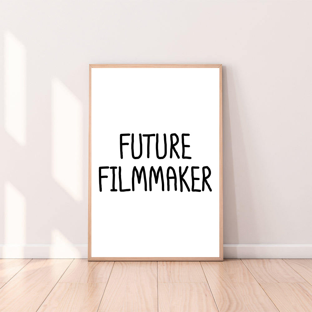 Wall Art Future Filmmaker color_black