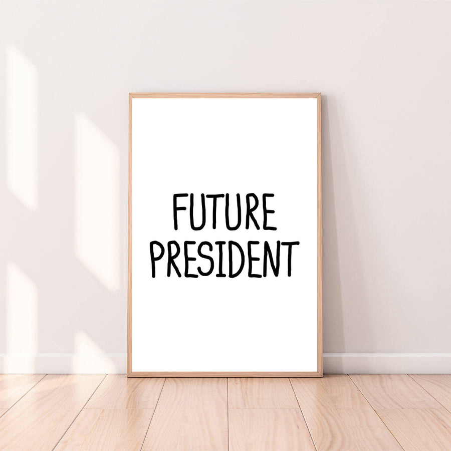 Wall Art Future President color_black