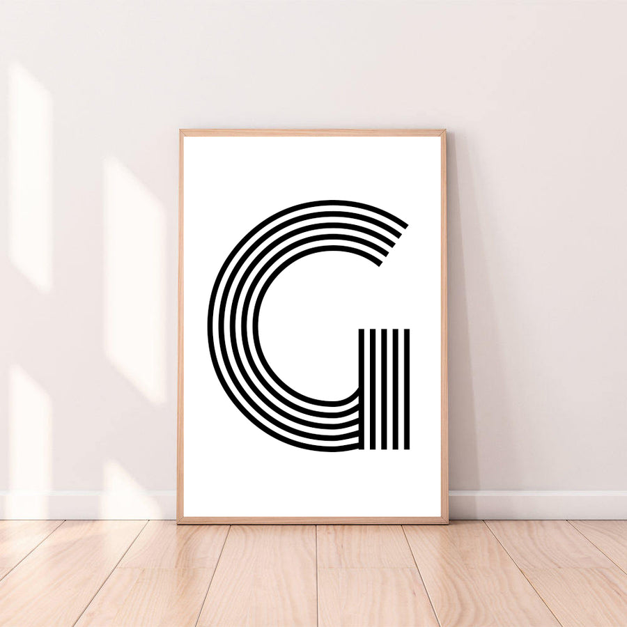 Wall Art Letter G color_black