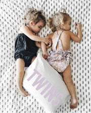 Woolf With Me Personalized Pillowcase Toddler and Queen Size color_lavender