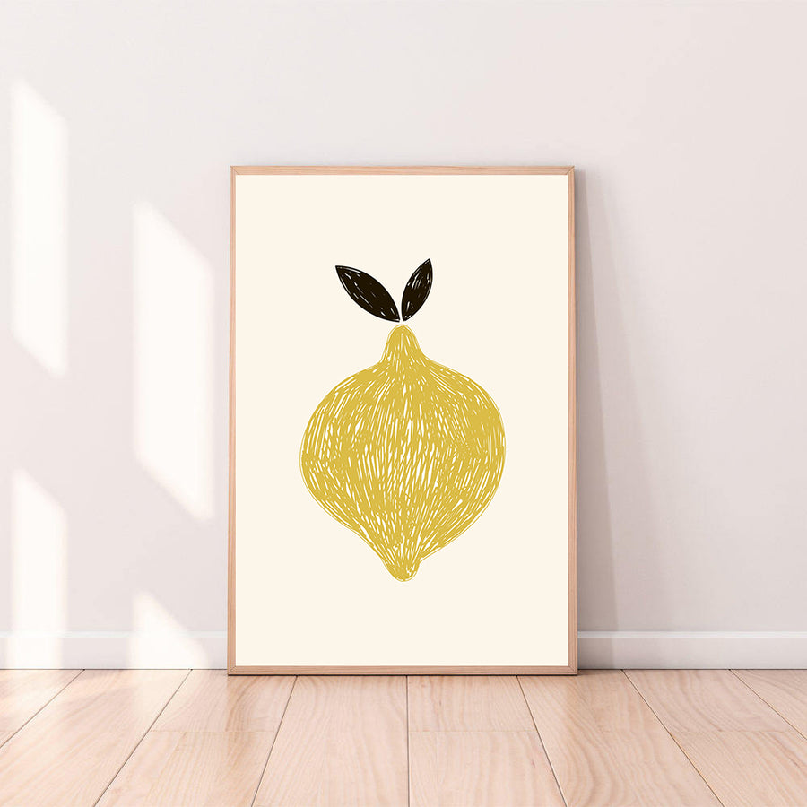 Wall Art Lemon color_mustard