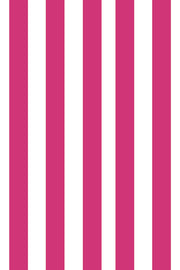 Woolf With Me Fitted Crib Sheet Stripes color_pink-yarrow