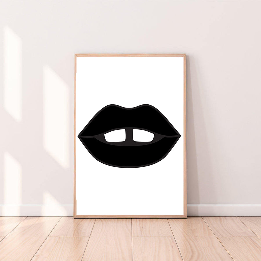 Wall Art Lips color_black