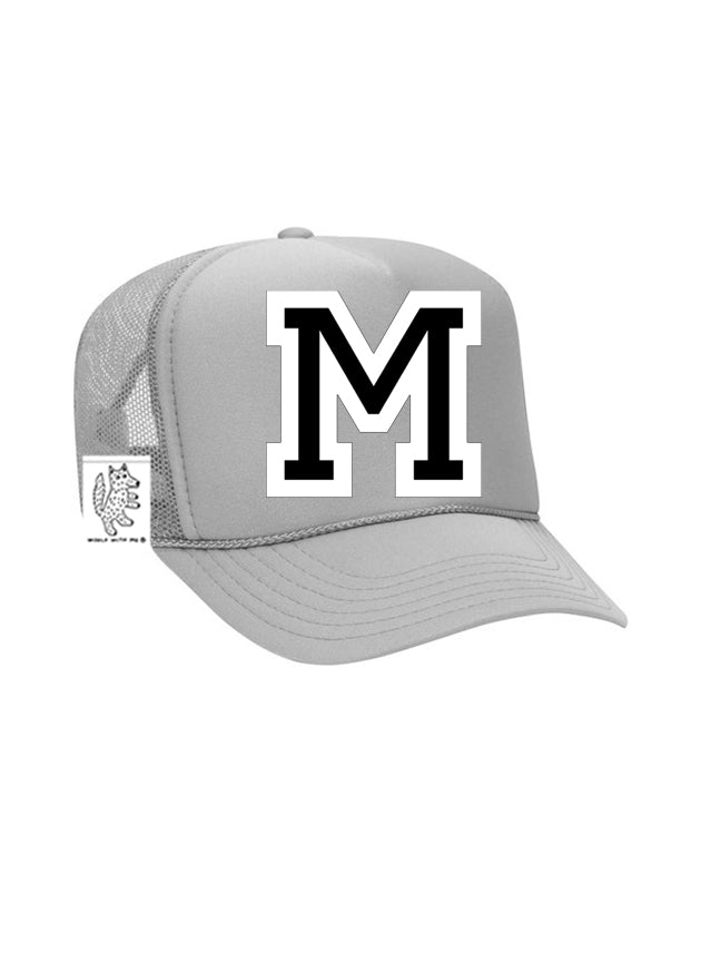KIDS Trucker Hat Shark (Gray)