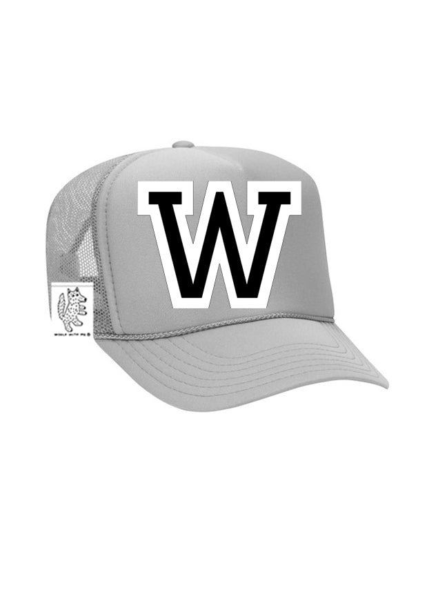 KIDS Trucker Hat Shark (Gray)