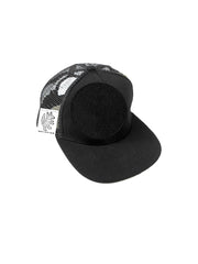 TODDLER Trucker Hat with Interchangeable Velcro Patch (Black)