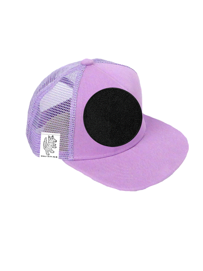 Purple top toddler hat