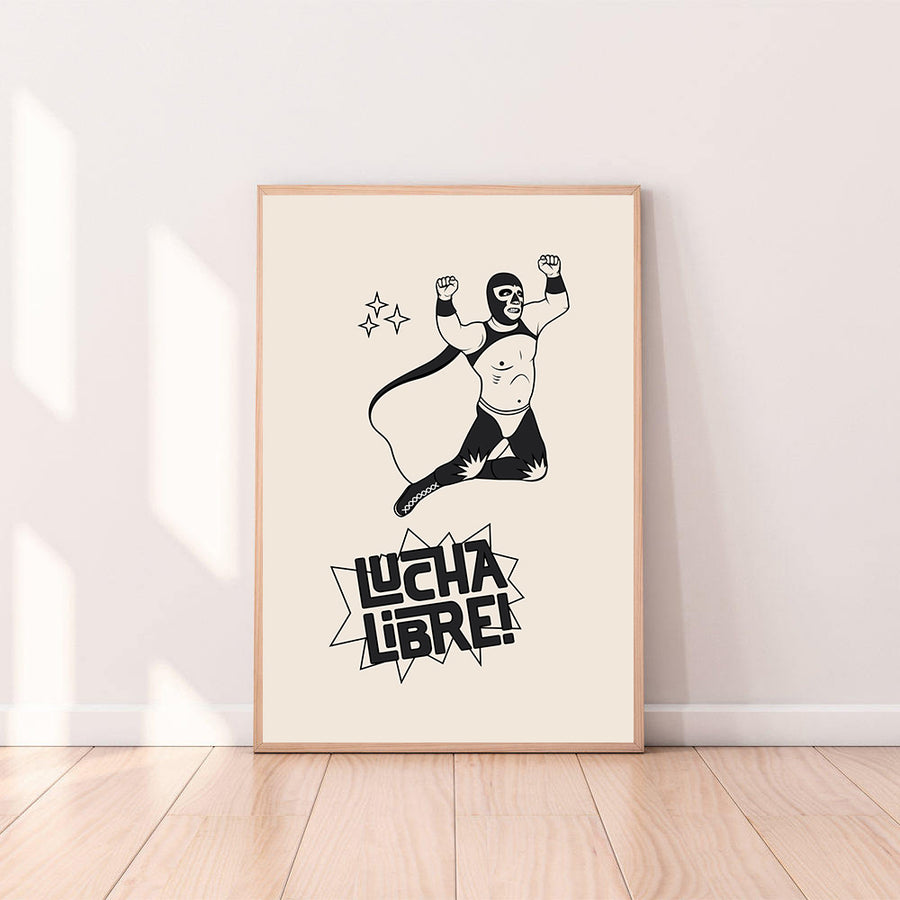 Wall Art Wrestling color_beige