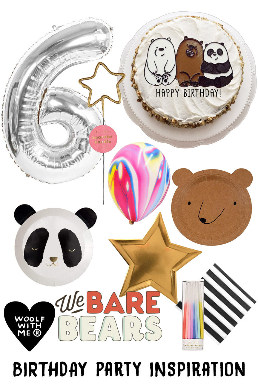 We Bare Bear Birthday Party Inspiration.