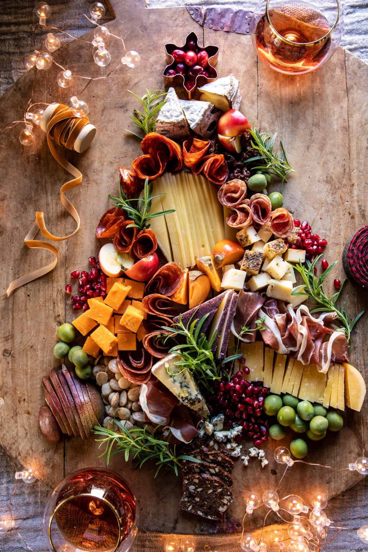 Christmas Tree Cheese Board.