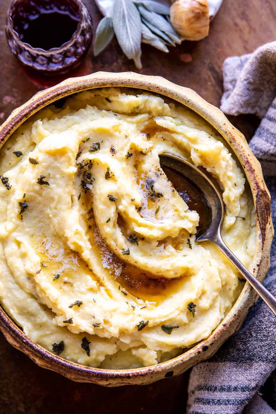 Roasted Garlic Mashed Potatoes.