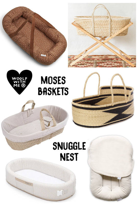 Moses Baskets & Baby Loungers.