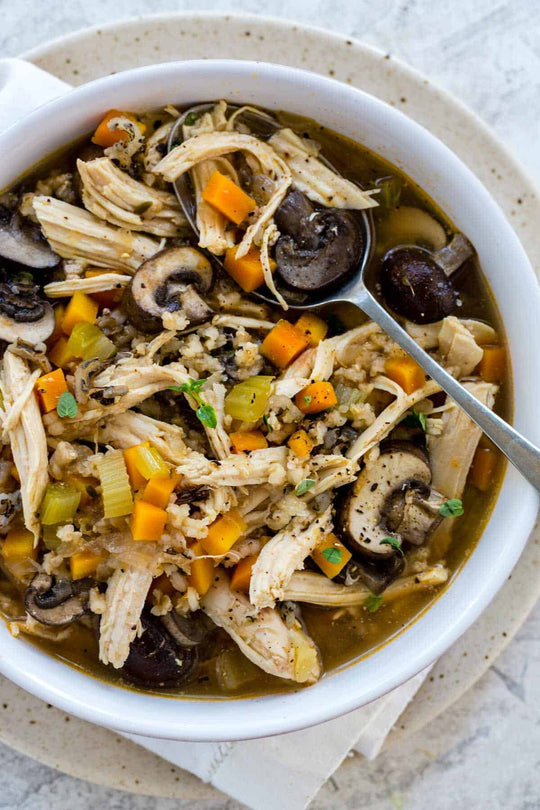 Chicken and Wild Rice Soup.