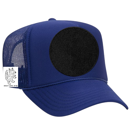 ADULT Customizable Trucker Hat (Royal Blue)
