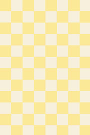 Organic Crib Sheet Yellow Check