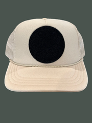 KIDS Customizable Trucker Hat Khaki Cream