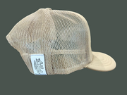 KIDS Customizable Trucker Hat Khaki Cream