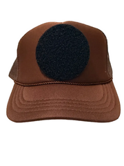 KIDS Customizable Trucker Hat Brown
