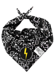 ★Dog Bandana Aztec - Customize with Interchangeable Velcro Patches