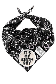 ★Dog Bandana Aztec - Customize with Interchangeable Velcro Patches