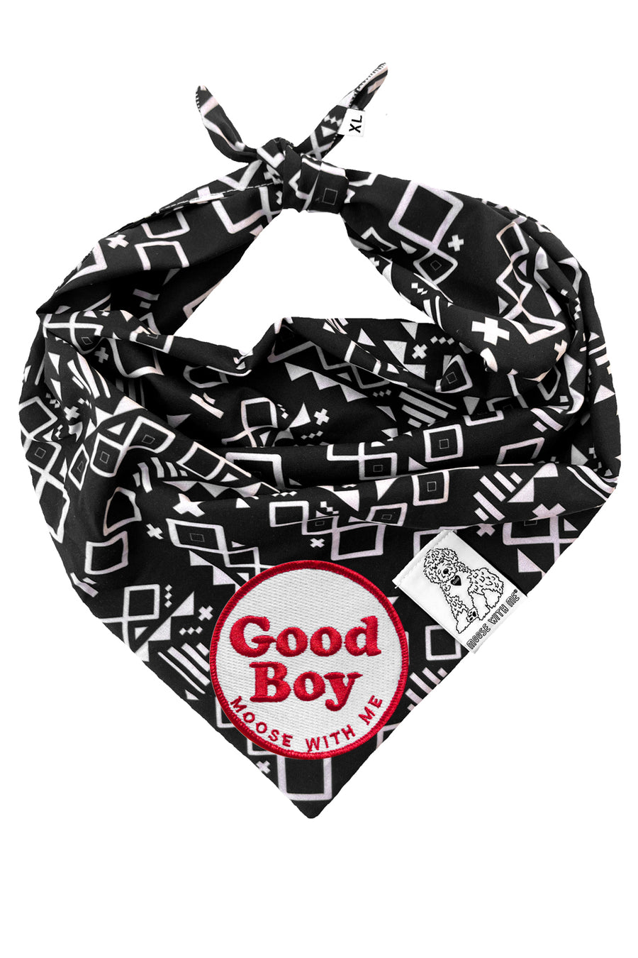 Dog Bandana Aztec - Customize with Interchangeable Velcro Patches