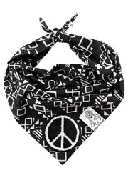 ★Dog Bandana Aztec - Customize with Interchangeable Velcro Patches