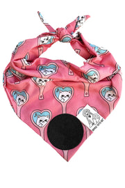 Dog Bandana Cats - Customize with Interchangeable Velcro Patches