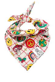 Dog Bandana Christmas Ornaments - Customize with Interchangeable Velcro Patches