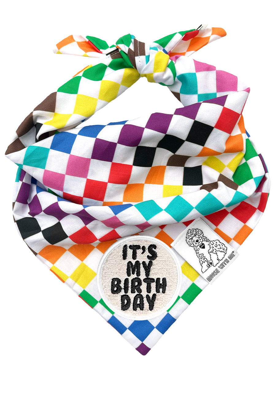 Dog Bandana Pride - Customize with Interchangeable Velcro Patches