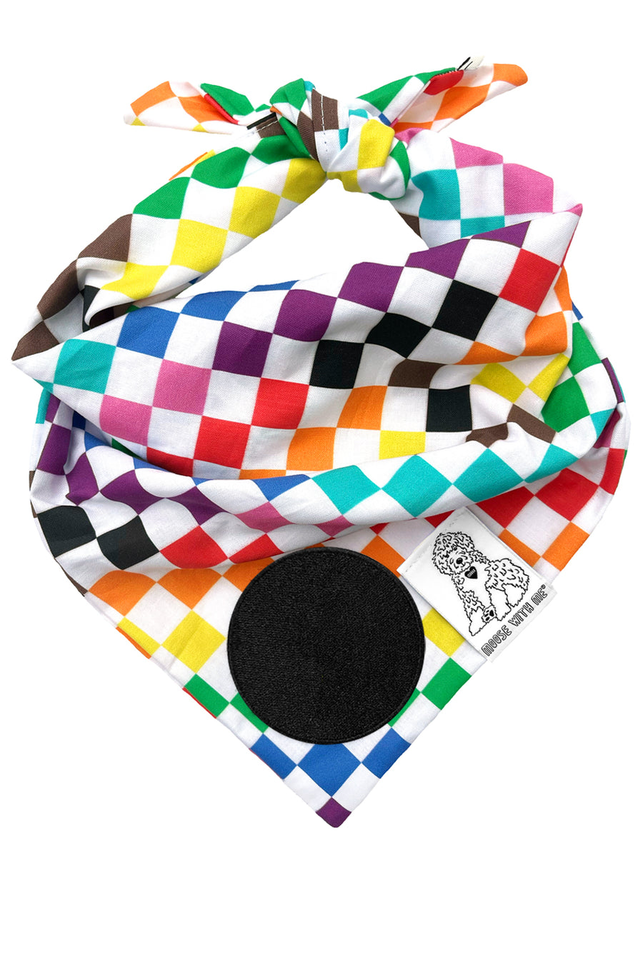Dog Bandana Pride - Customize with Interchangeable Velcro Patches