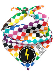 Dog Bandana Pride - Customize with Interchangeable Velcro Patches