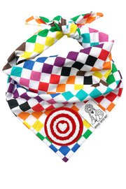 Dog Bandana Pride - Customize with Interchangeable Velcro Patches