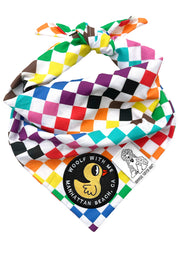 Dog Bandana Pride - Customize with Interchangeable Velcro Patches