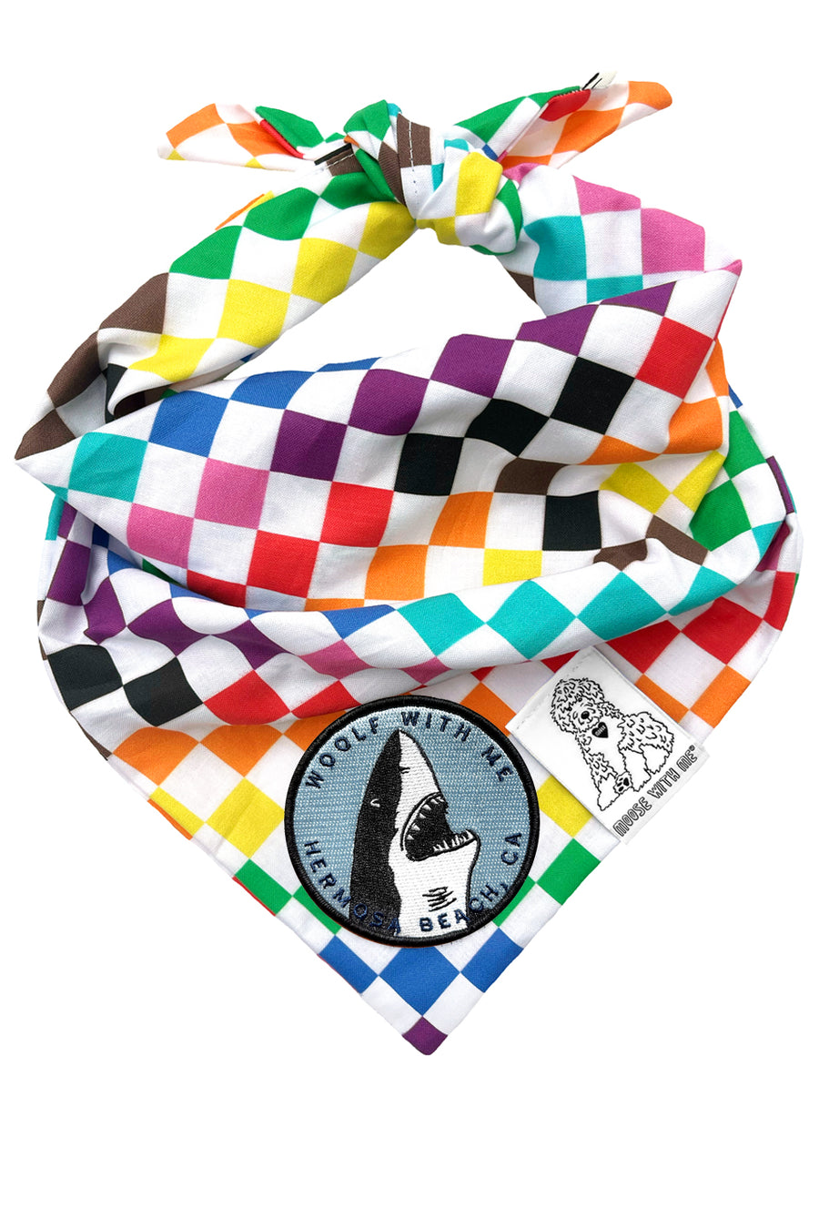 Dog Bandana Pride - Customize with Interchangeable Velcro Patches