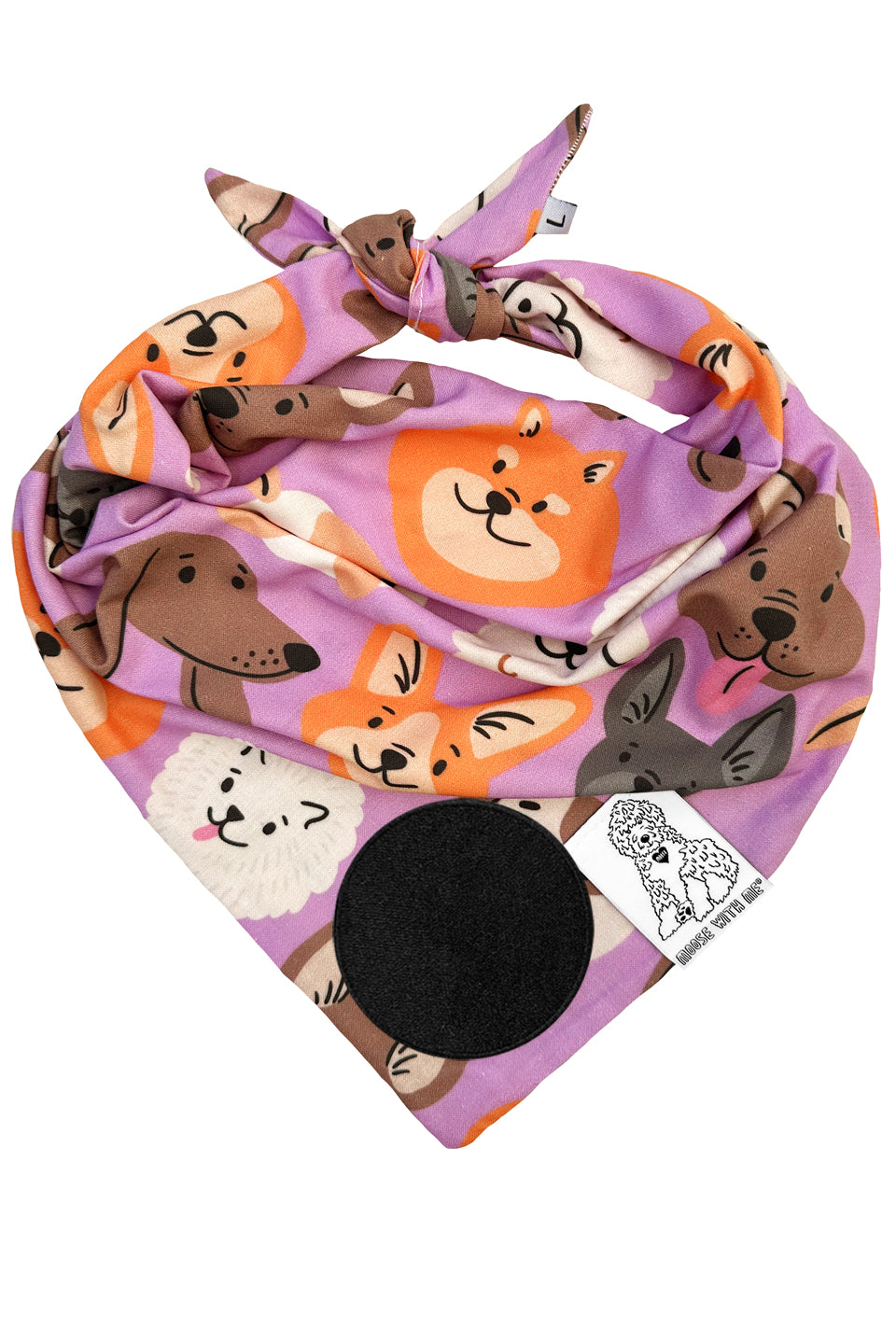 Dog Bandana Dogs - Customize with Interchangeable Velcro Patches