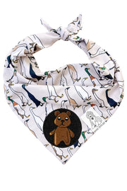 Dog Bandana Duck - Customize with Interchangeable Velcro Patches