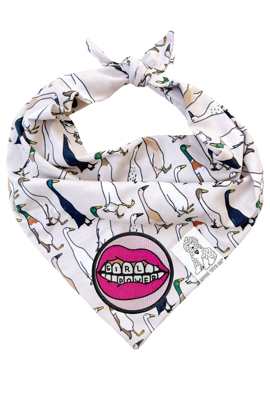 Dog Bandana Duck - Customize with Interchangeable Velcro Patches