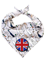 Dog Bandana Duck - Customize with Interchangeable Velcro Patches