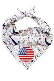 Dog Bandana Duck - Customize with Interchangeable Velcro Patches