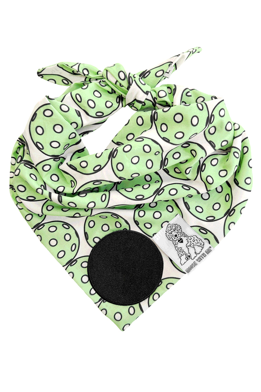 Dog Bandana Pickleball - Customize with Interchangeable Velcro Patches