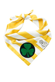 Dog Bandana Stripes - Customize with Interchangeable Velcro Patches