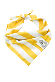 Dog Bandana Stripes - Customize with Interchangeable Velcro Patches