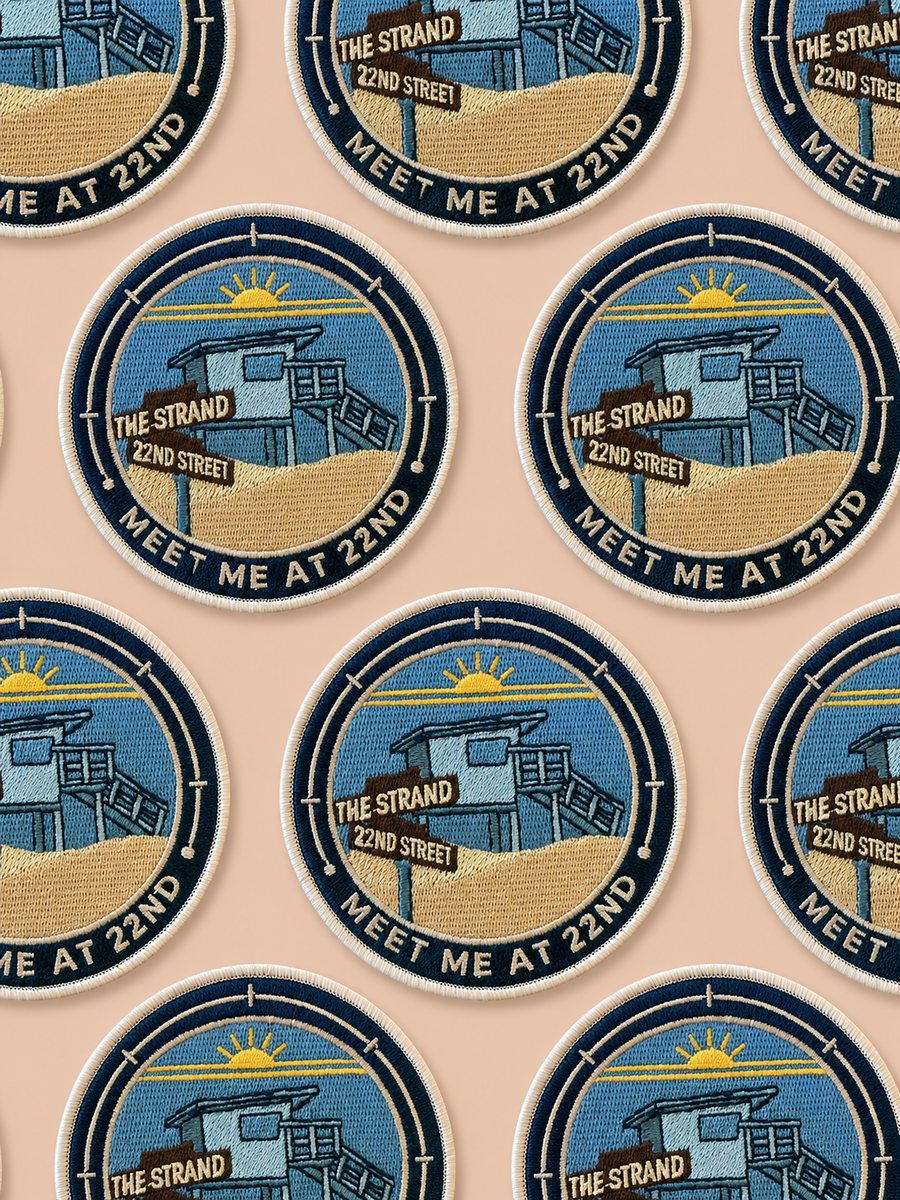 Velcro Patch | Meet Me at 22nd (Hermosa Beach)