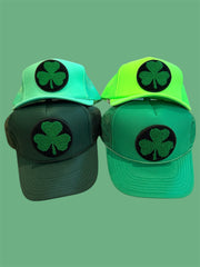 ADULT Customizable Trucker Hat, Patches Sold Separately (Green)
